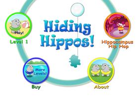 Hiding Hippos Memory Game Free screenshot 3