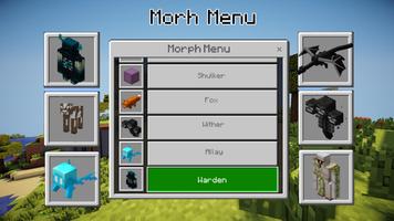 Morph mod for Minecraft Ekran Görüntüsü 1