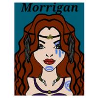 Morrigan goddess Affiche