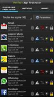 Perfect App Lock Pro (FR) capture d'écran 1