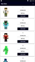 Ben Alien 10 Skin Minecraft ポスター