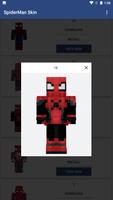 SpiderMan Skin:  MCPE skins ภาพหน้าจอ 1