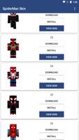 برنامه‌نما SpiderMan Skin:  MCPE skins عکس از صفحه