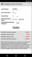 Simple Mortgage Calculator постер