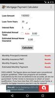 Simple Mortgage Calculator capture d'écran 2