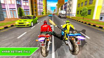 Moto Stunt game Bike Attack Affiche