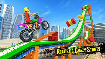 Trial Bike Stunt Racing Games - Tricky Bike Stunt capture d'écran 1