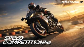 Moto-Rennspiel: Racing Rider Plakat