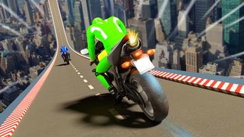 Motorcyle Bike Stunts Impossible Tracks الملصق