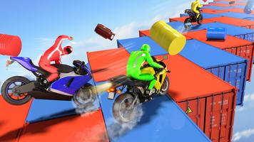Motorcyle Bike Stunts Impossible Tracks تصوير الشاشة 2