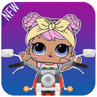 Lol Dolls Surprise Racing Moto icône