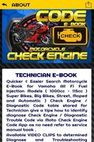 Moto Check Engine Code اسکرین شاٹ 1