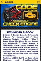 MOTO CHECK ENGINE CODES Screenshot 1