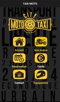 taxi moto paris Affiche