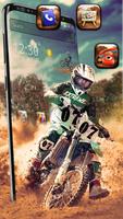 Motocross dirt bike theme poster