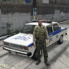 Police patrol: VAZ 2105 LADA ไอคอน