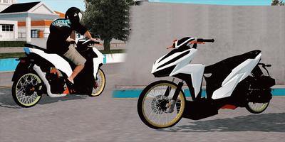 Mod Motor Drag Ceper الملصق