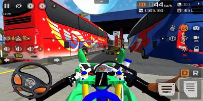 Bussid Motor Drag Simulator capture d'écran 1
