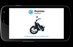 Express Motorcycle Inspection Affiche