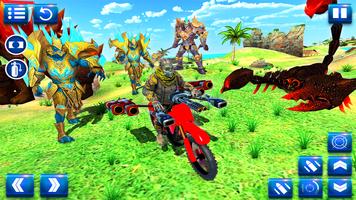 Motorbike Beach Fight - Beach Fighting Games capture d'écran 2