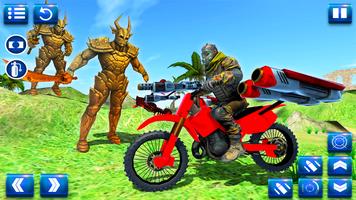 Motorbike Beach Fight - Beach Fighting Games スクリーンショット 3