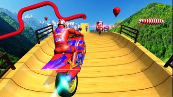 बाइक स्टंट मोटरबाइक गेम्स छल स्क्रीनशॉट 1