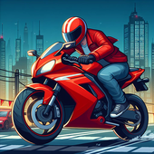 Motorbike Driving Simulator 3D ไอคอน