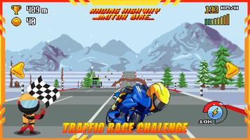 Racing Highway Game Motor Bike poster