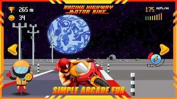Racing Highway Game Motor Bike screenshot 2