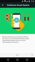 Drahtloses Sound-System Plakat