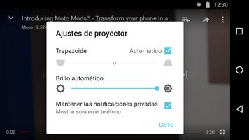 Moto Mods Projector captura de pantalla 3