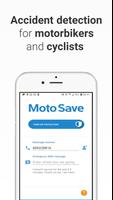 Motorrad Sicherheit MotoSave Plakat
