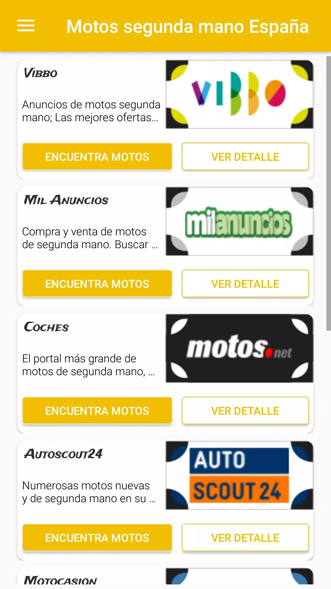 Motos segunda mano España APK pour Android Télécharger