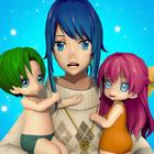 Twin boy Virtual Mother Game icône