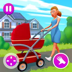 妈妈虚拟生活游戏模拟器—幸福的家庭梦想的家庭主妇 XAPK 下載