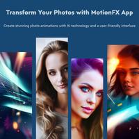 MotionFX - AI Photo Editor Pro capture d'écran 1