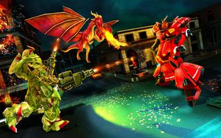 Flying Dragon Robot Bike Games скриншот 1