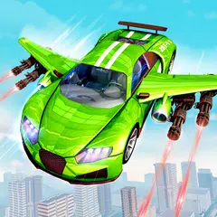 Flying Grand Robot Car Games APK 下載