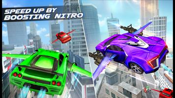 Flying Grand Robot Car Games скриншот 3