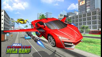 Flying Grand Robot Car Games постер