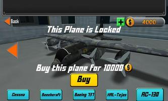 Grow Airplane Pilot Flight Sims 3D: Credit of Wing 스크린샷 2