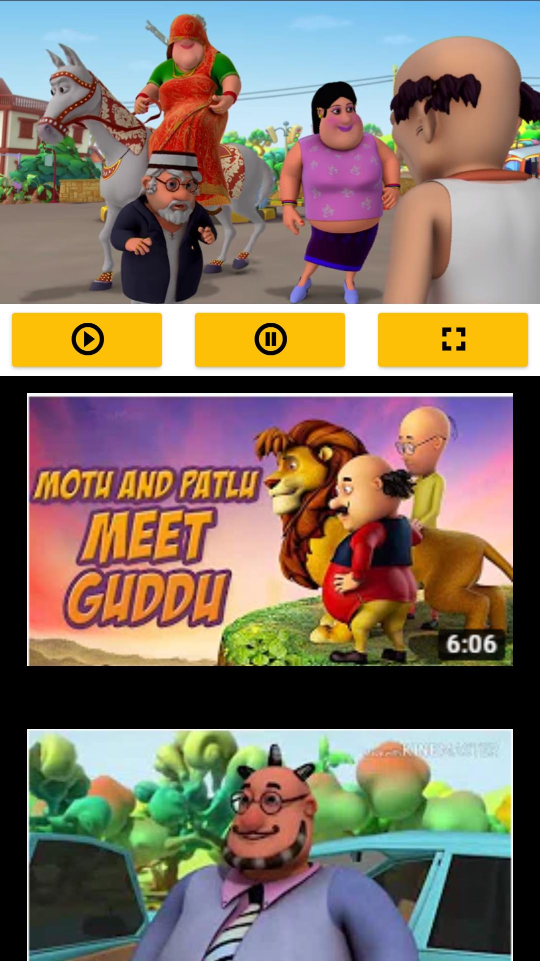 ดาวน์โหลด kids cartoon-Motu Patlu video APK สำหรับ Android
