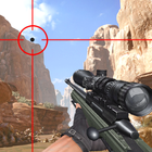 Sniper de tiro ao ar livre ícone