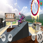 Riding Bike Down Snow Mountain -Bike Extreme 3D icône