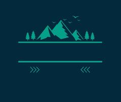 Mountain Logo Maker Affiche