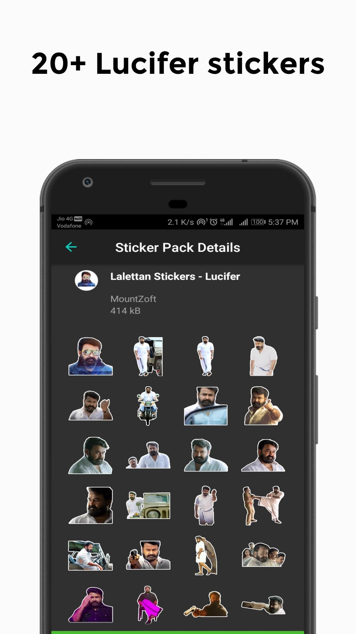 Lalettan Stickers For Whatsapp For Android Apk Download