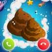 Poop game fake call icon