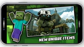 Zombie Survival MOD Minecraft imagem de tela 1