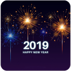 Top Hppy New Year SMS 2019 icône