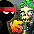 stickman vs zombies ikona